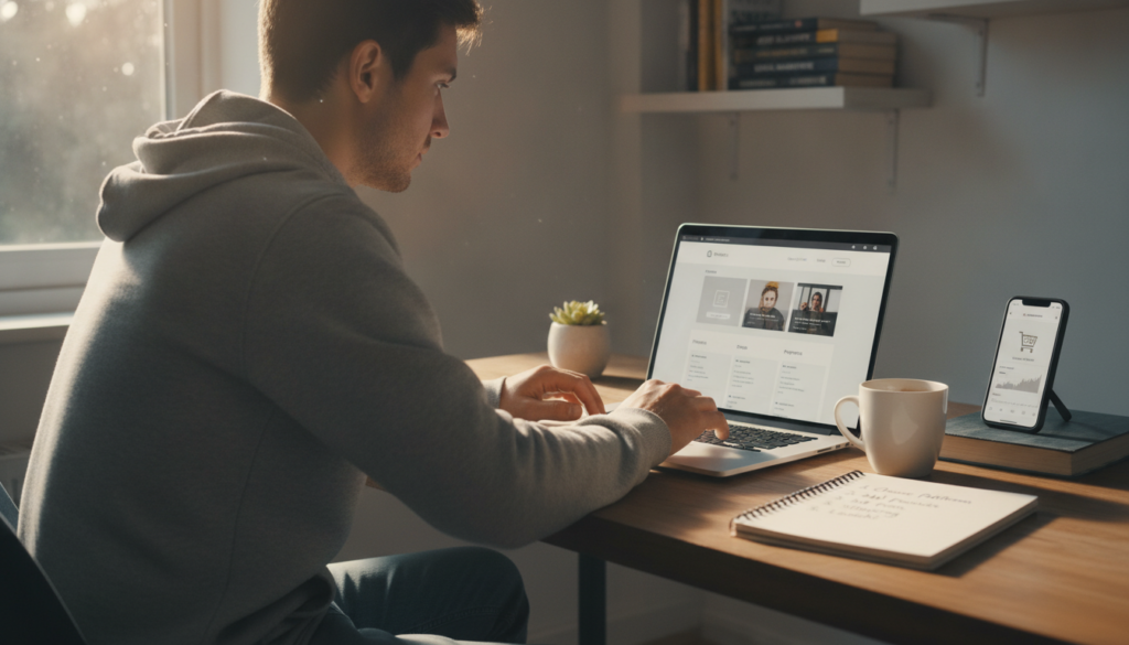 erfahren sie schritt für schritt, wie sie als anfänger erfolgreich ihren eigenen online-shop gründen können. von der planung bis zum launch – alle wichtigen tipps und tricks für ihren start im e-commerce.