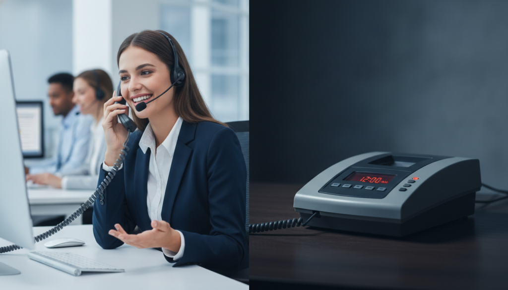 entdecken sie die vorteile eines telefonservices gegenüber einem unpersönlichen anrufbeantworter und wie persönlicher kundenkontakt ihr geschäft verbessern kann.