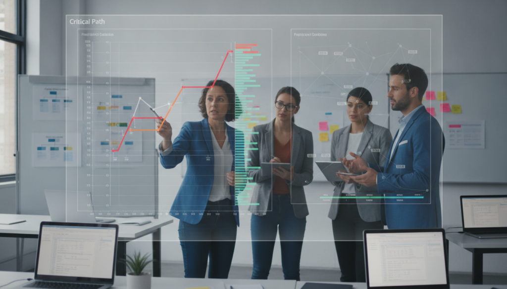 erfahren sie, was der kritische pfad im projektmanagement ist und wie er ihnen hilft, projekte effizient zu planen, engpässe zu erkennen und termine einzuhalten.