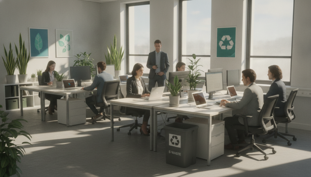 erfahren sie, wie refurbished it-lösungen die nachhaltigkeit in ihrem unternehmen fördern können, indem sie ressourcen schonen, abfall reduzieren und kosten senken.
